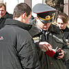 The letter to the Russian president was handed at the Russian embassy in Belarus on the Day of Solidarity of the Russian and Belarusian Nations, on 2 April. [Press for large view]