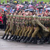The parade of the Minsk garrison on the 60th anniversary of Great Victory [Press for large view]