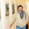 Artist Fedor Yastreb visited the exhibition [Press for large view]