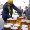 All Belarusian beer-brewing companies were represented at the first beer festival. [Press for large view]